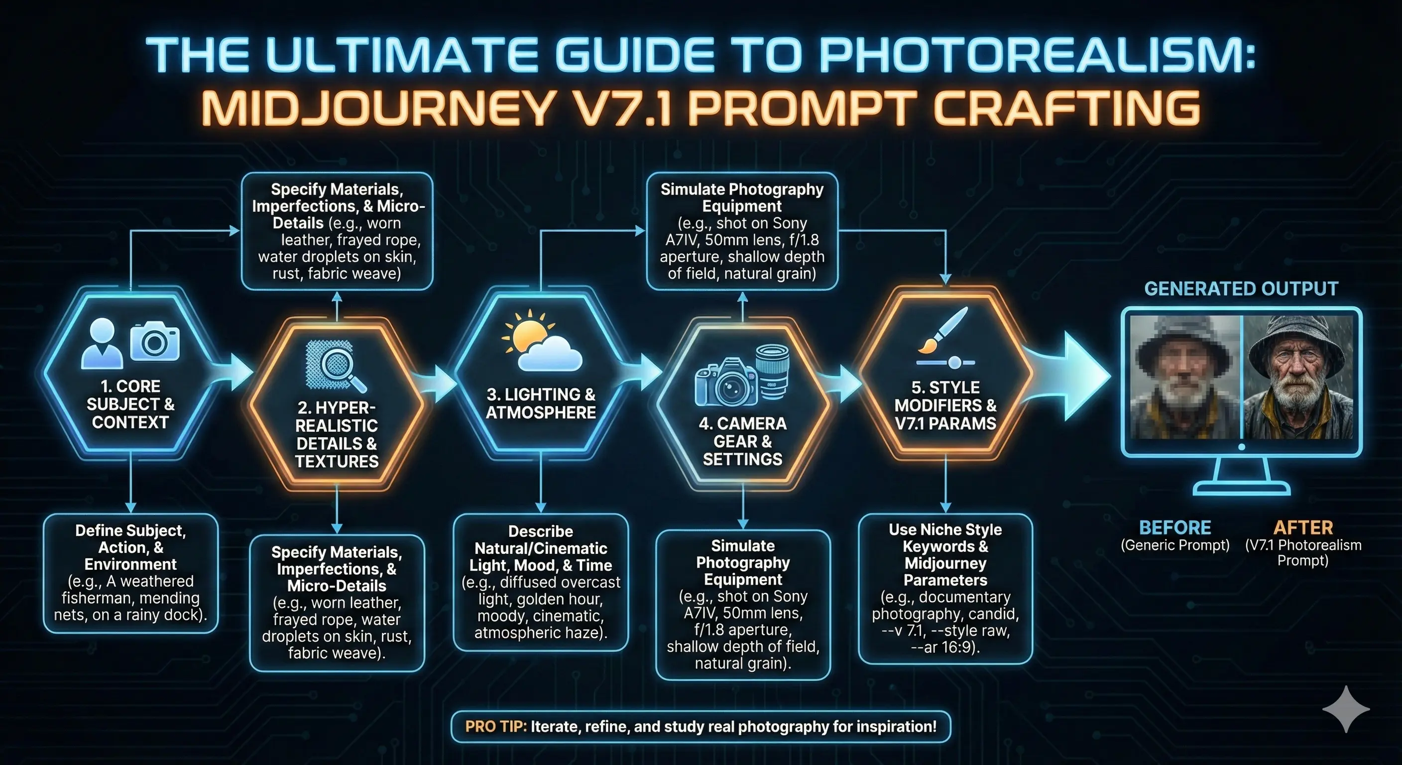 How to Write a Midjourney V7.1 Prompt for Photorealism: The Ultimate Guide